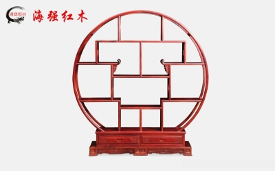 圆形多宝阁，博古架